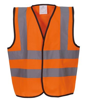 Kids hi-vis 2 b&b waistcoat (HVW100CH)