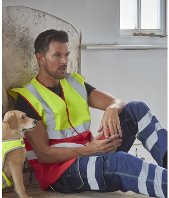 Hi-vis two-tone waistcoat (HVW122)