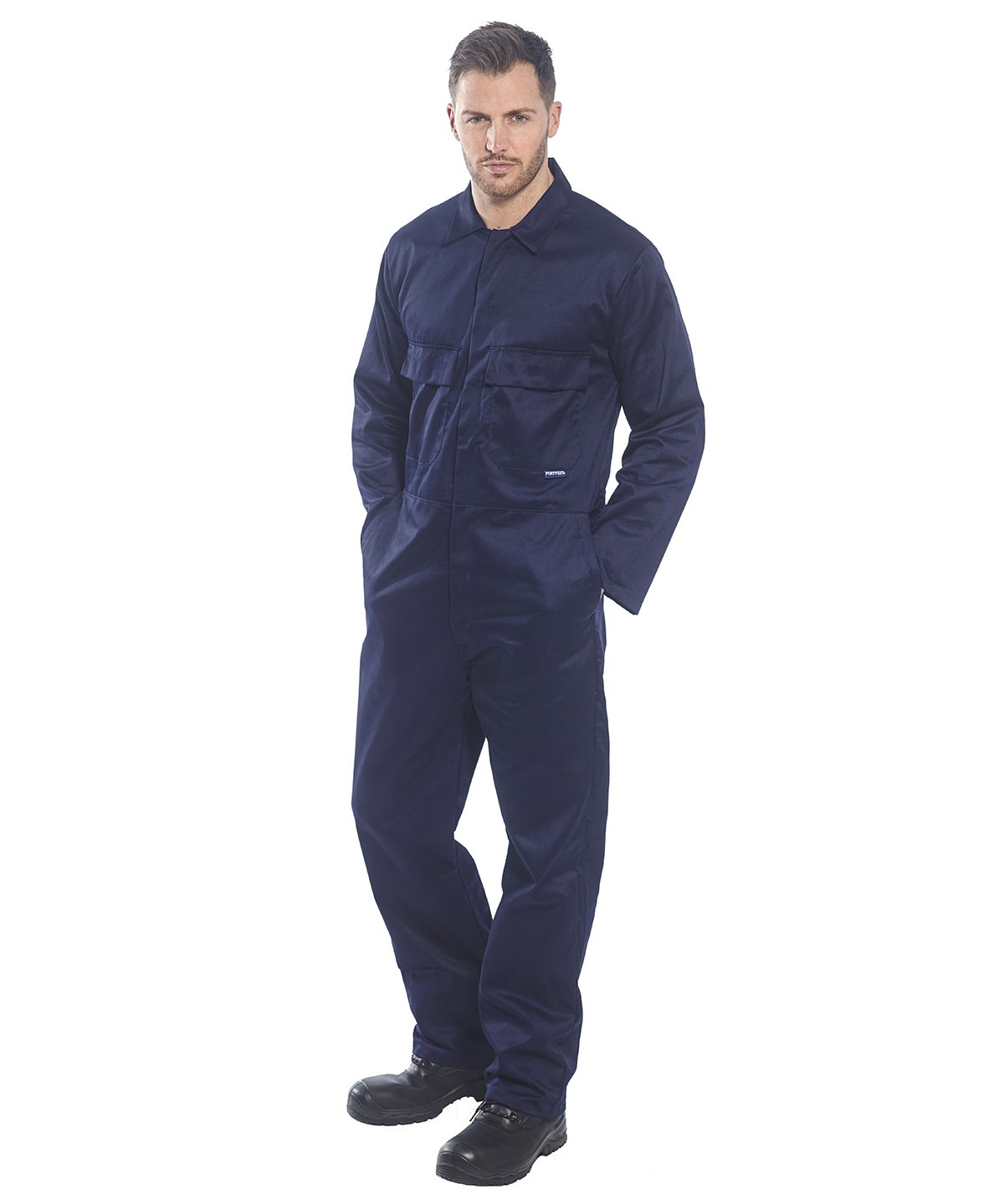 Portwest 210gsm Work Polycotton Coverall Embroidered Workwear UK