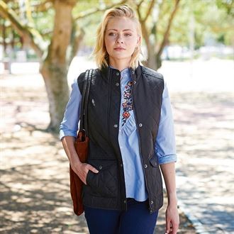 Regatta Womens Tarah Quilted Bodywarmer from the Embroidered
