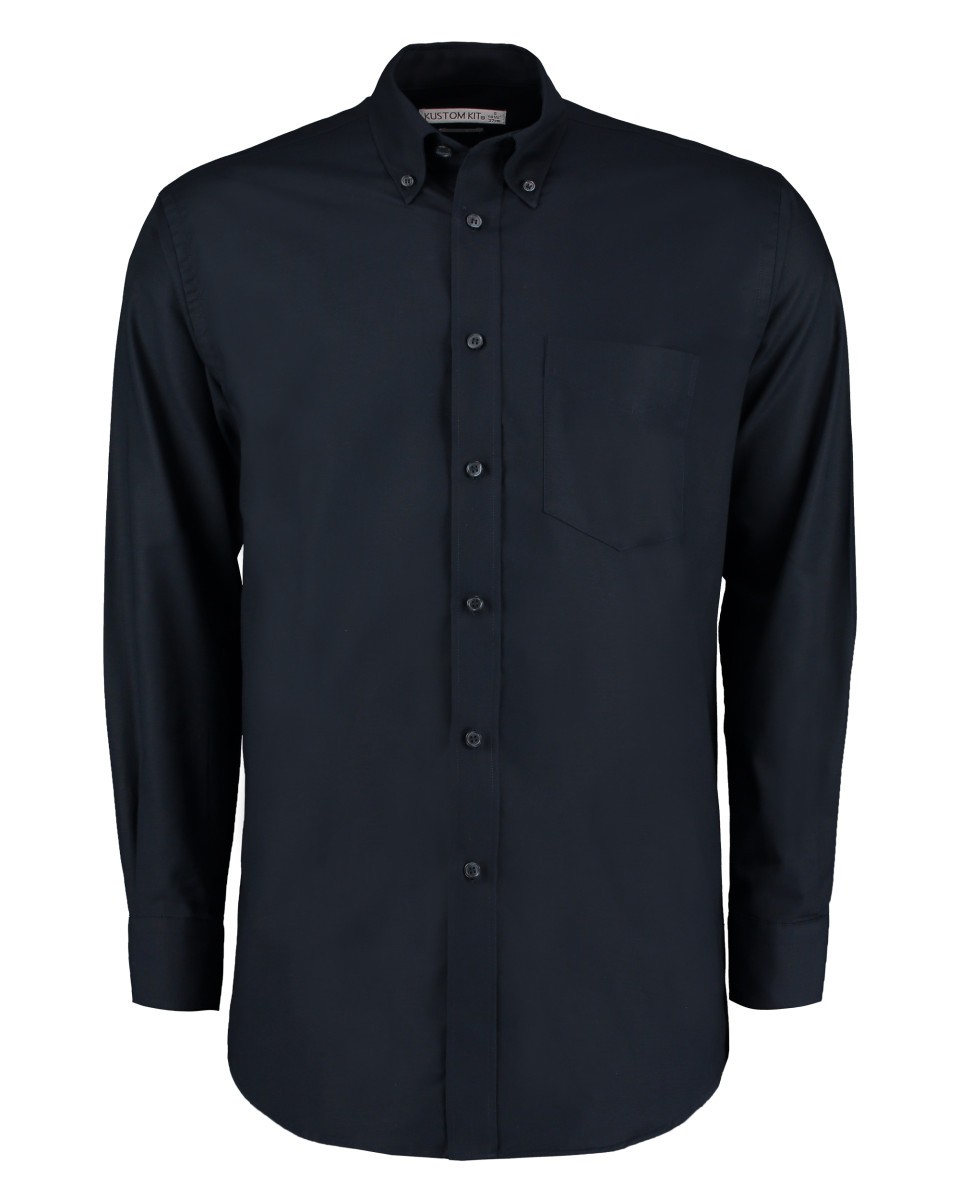 Kustom Kit Men's Classic Fit Long Sleeve Workwear Oxford Shirt from