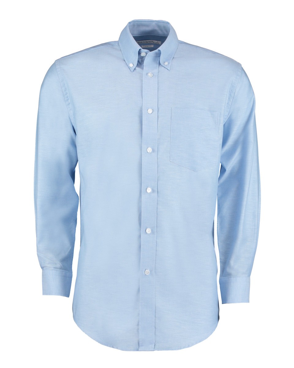 Kustom Kit Men's Classic Fit Long Sleeve Workwear Oxford Shirt from