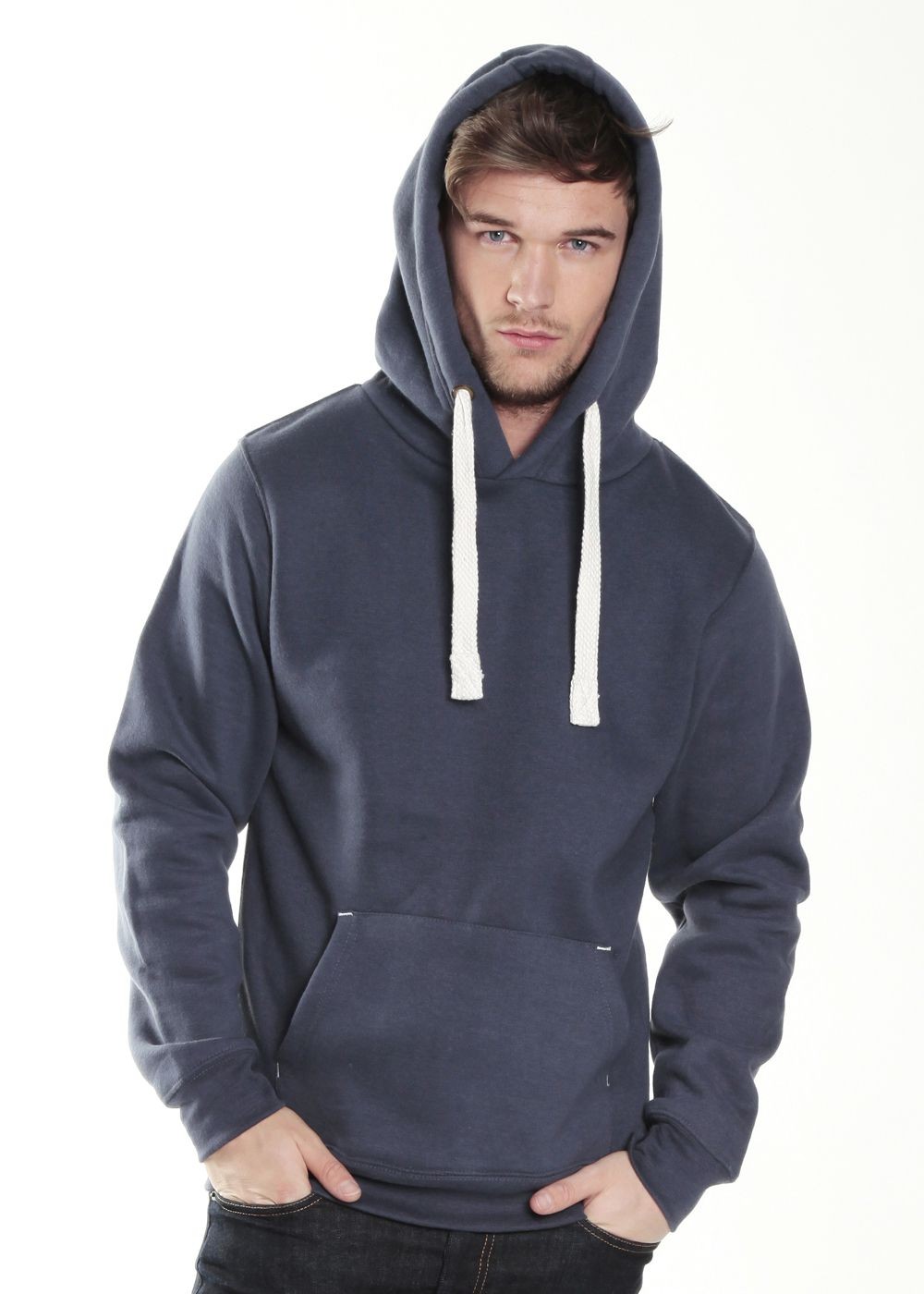 Embroidered Workwear Contrast Printed or Embroidered Hoodie The Hoodie Store UK Embroidered