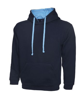 Contrast Hooded Sweatshirt 
